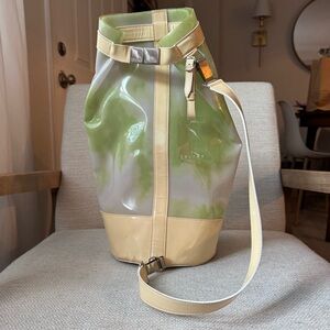Celine Green Clear PVC Bucket Bag